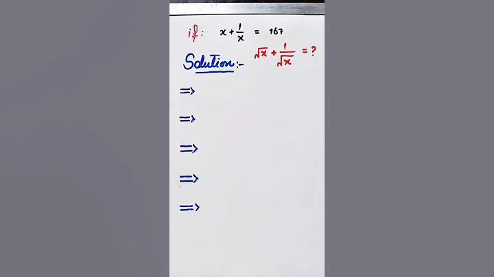 a  nice Algebra Problem #short #olympiad #mathematics #maths #matholympiad #algebra #ytube short