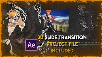 BEST 3D SLIDE TRANSITION TUTORIAL | Adobe After Effects AMV Tutorial [+ FREE PROJECT FILE]