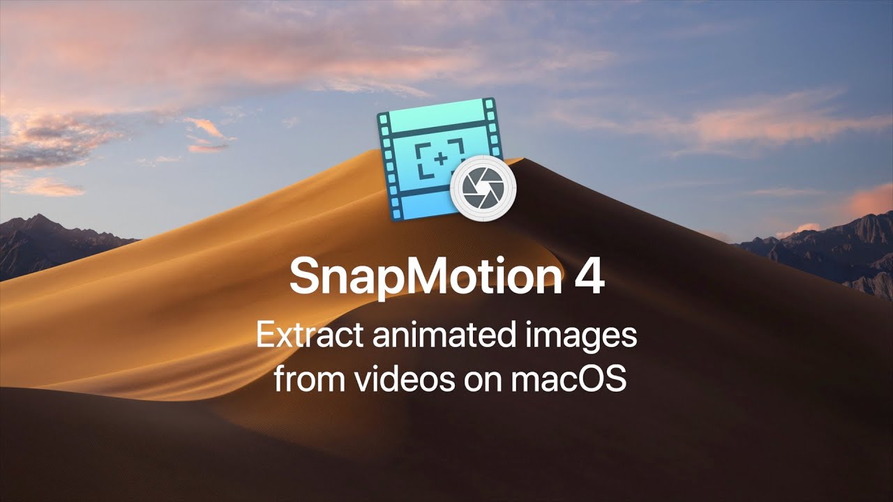 [SnapMotion] How to extract animated images (GIF) from videos on Mac?