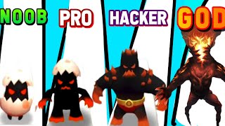 noob vs pro vs hacker | Who Win Monster Trainer game 😍