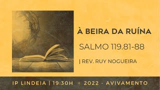 ESTUDO BIBLICO AO VIVO - À BEIRA DA RUÍNA