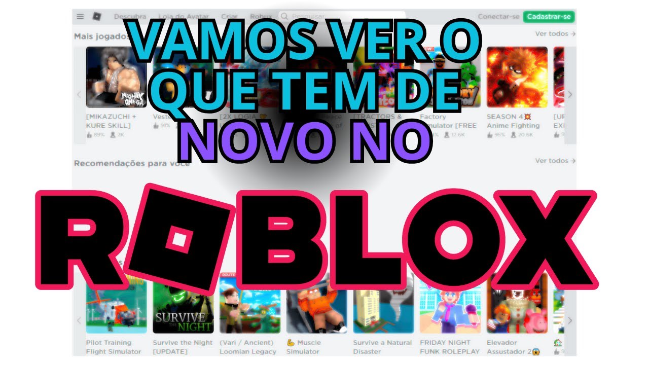 ROBLOX - VAMOS JOGAR AO VIVO! #roblox #live #aovivo 