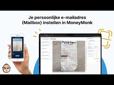 Je persoonlijke e-mailadres (Mailbox) instellen in MoneyMonk