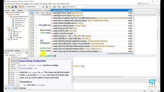 16# Java + Oracle: get location data from oracle then display in java's table