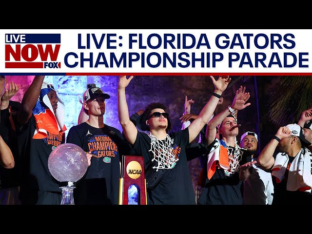 Florida Gators basketball team celebrating