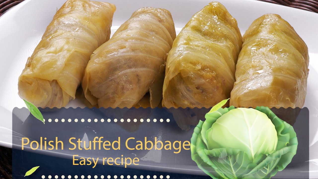 Polish Stuffed Cabbage Rolls Step by Step Recipe Cabbage Rolls YouTube