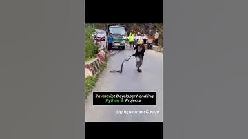 Tag javascript developer 😂Bro lied on his job application 😂#python #javascript #pythoncoding #coding