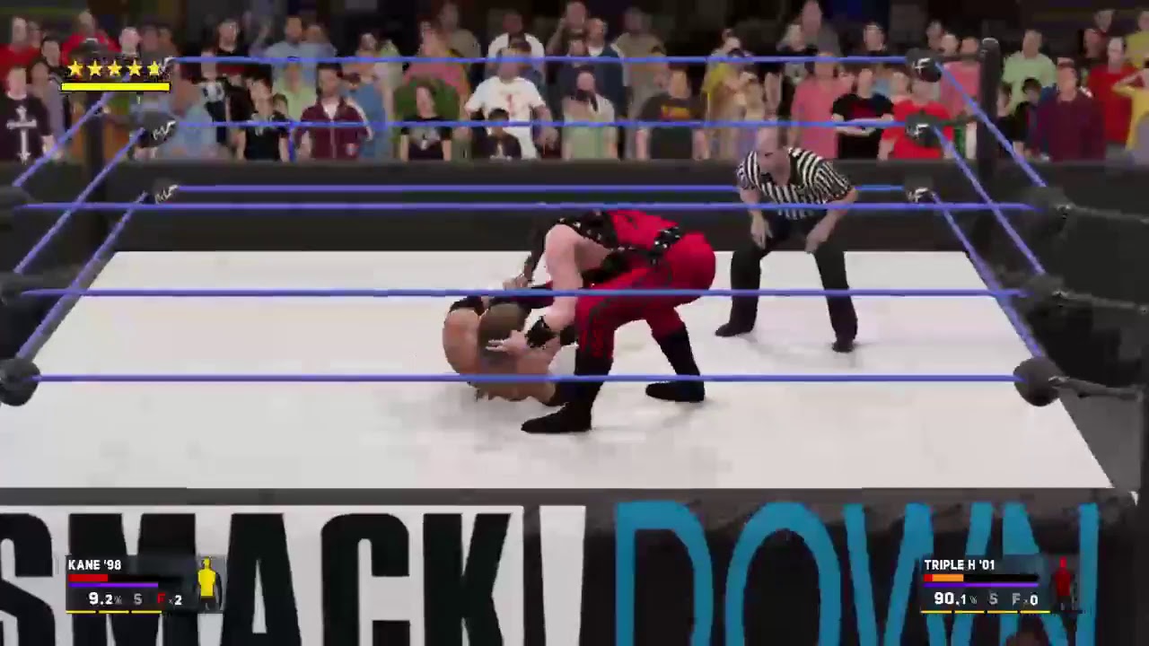 WWF SmackDown '99 WWF Title Match Kane vs Triple H