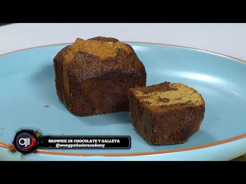 Delicious chocolate brownie and cookie from @WONGPATISSIERACADEMY | Ají