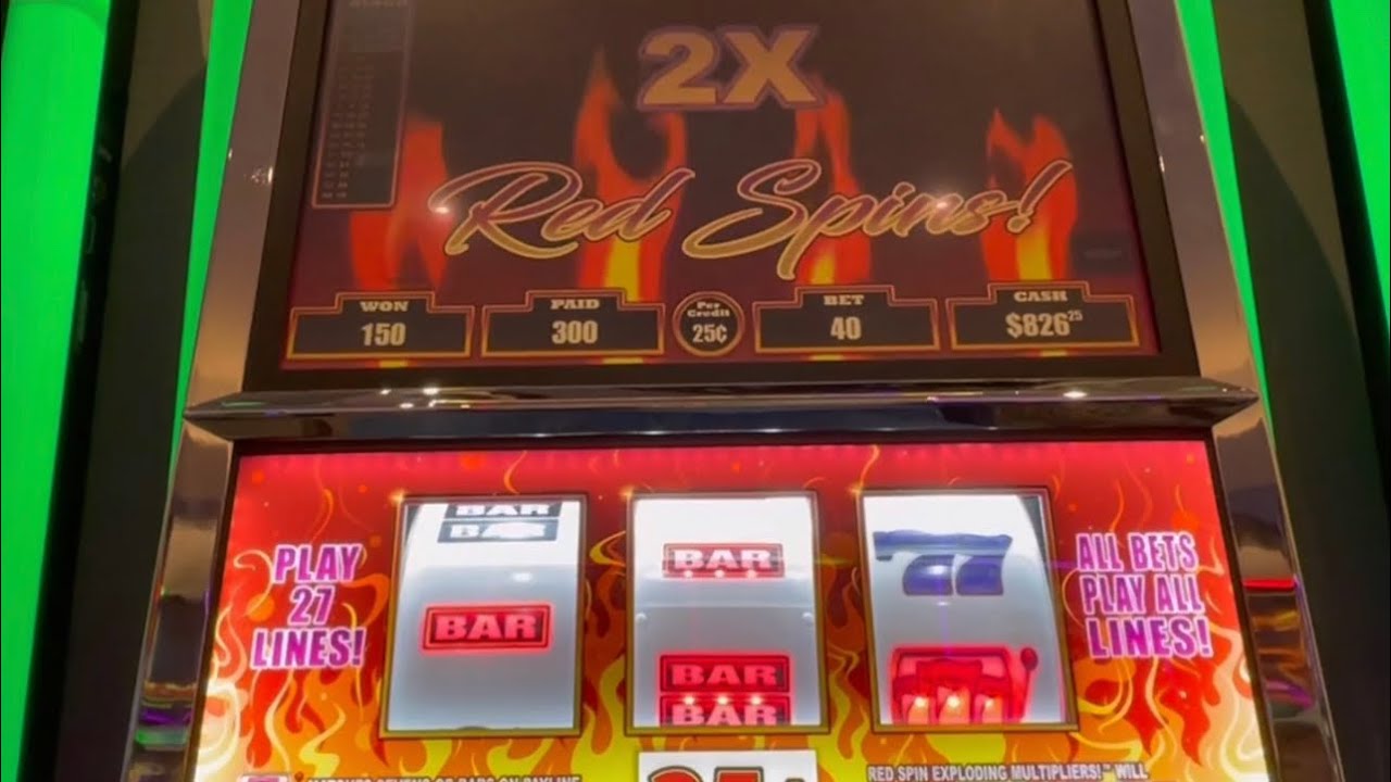 VGT Slots Red Screens Multiplying Wins 🎰 9 Lines & 3 Reel! Searing 7