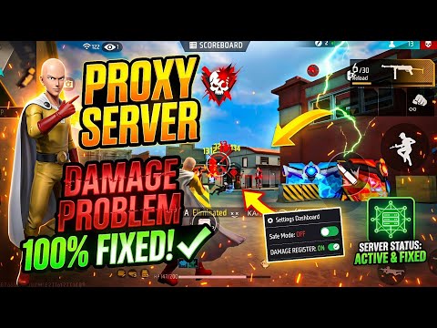 Proxy Server DAMAGE Problem FIX 😱 | Damage Nahi De Raha Tha? Ab 100% FIX! | Step By Step#freefire 