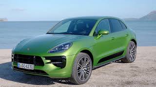 2019 Porsche Macan S Mamba Green Metallic footage