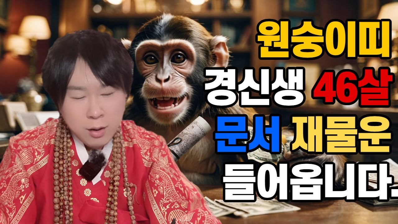 2025년 양력7월달 원숭이띠 문서와 재물운은 과연 어떠할까요?
