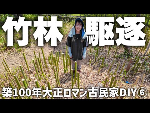 大きな竹の根っこ生活様用 Old House DIY ⑥ I want to get rid of the troublesome bamboo grove