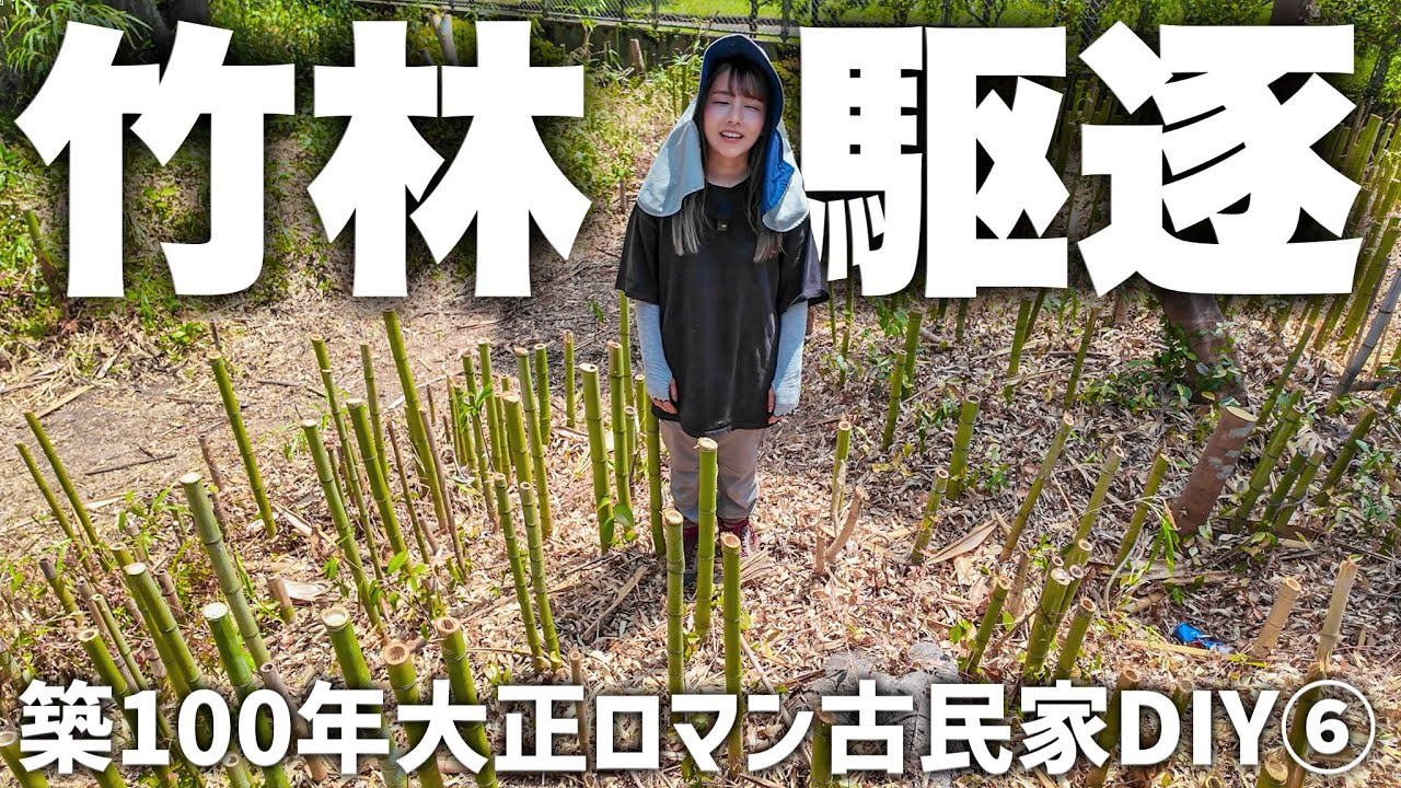 古民家DIY⑥厄介すぎる庭の竹林を根元から一掃したい！！