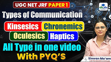 UGC NET JRF 2025 Paper 1 | Types of Communication with PYQs | Apni University | By Simran Ma’am