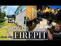 Semidiy firepit part 3  extreme backyard makeover  house to home update