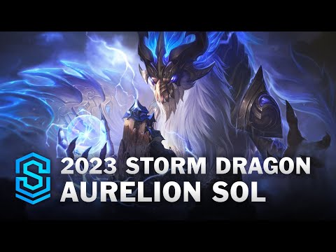 Storm Dragon Aurelion Sol Skin Spotlight - League of Legends