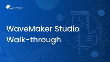 WaveMaker Studio Walkthrough