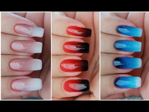 Vídeo: Como fazer unhas gradientes (com imagens)