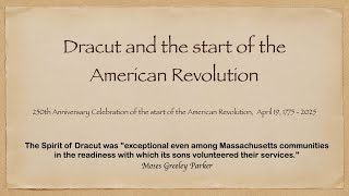 Details Dracut and the start of the American Revolution Guide