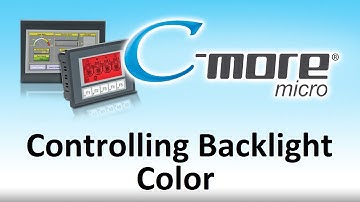 C-more Micro HMI Controlling Backlight Color from AutomationDirect