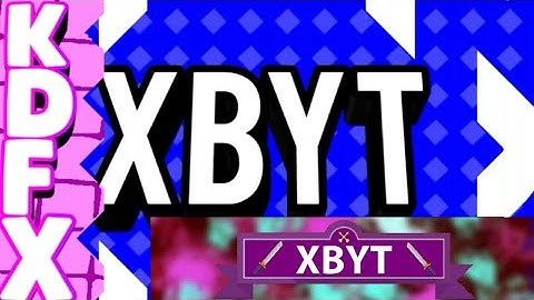 XBYT || Intro and Banner || Download in the Description