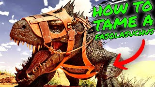 How To Tame A FASOLASUCHUS in Ark Survival Ascended!!! Easily Tame with Tips and Tricks!!