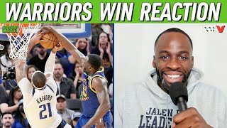 Draymond Green reacts to block to seal Golden State Warriors win over Dallas Mavericks & Luka Doncic