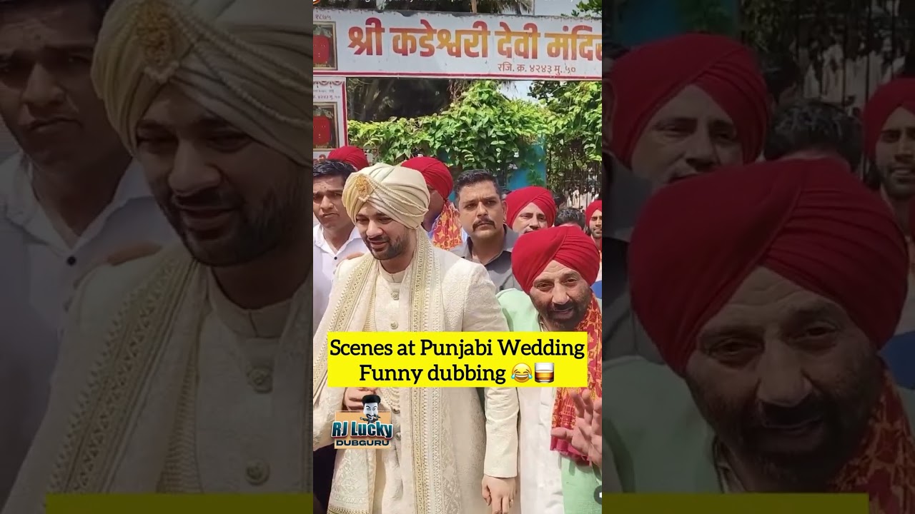 Sunny deol dubbing at his sons wedding Ft Dharam ji  more 