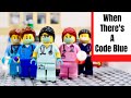 Healthcare workers during a code blue  lego hospital stop motion