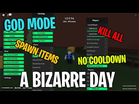 roblox a bizarre day script