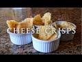 A Keto Friendly Snack: 1 Ingredient Cheese Crisps