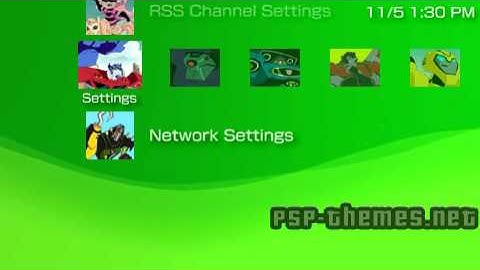 PSP Theme Transformers Animated PSP-Themes.NET