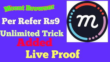 Mcent Browser Unlimited Referral trick Get free recharge per Refer