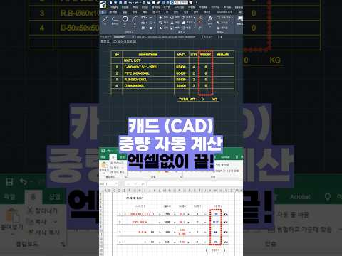 중량 자동 계산