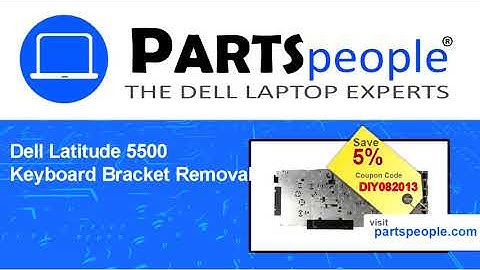 Dell Latitude 5500 (P80F001) Keyboard Bracket How-To Video Tutorial