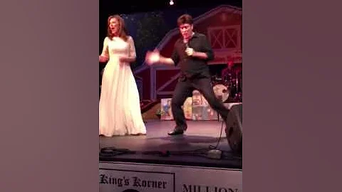 Ronnie McDowell and Donna Mead singing