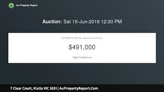 7 Clear Court, Kialla VIC 3631 | AuPropertyReport.Com