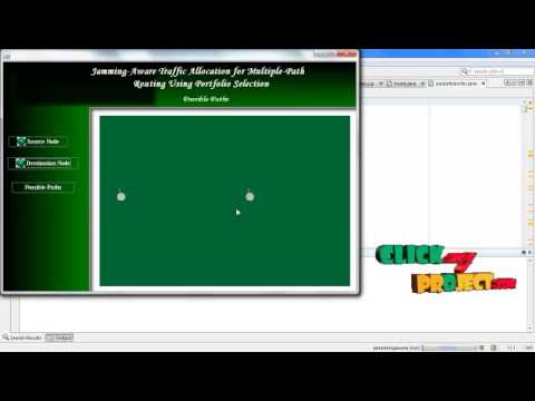 Final Year Projects | JammingAware Traffic Allocation for Multiple-Path Routing Using Portfolio