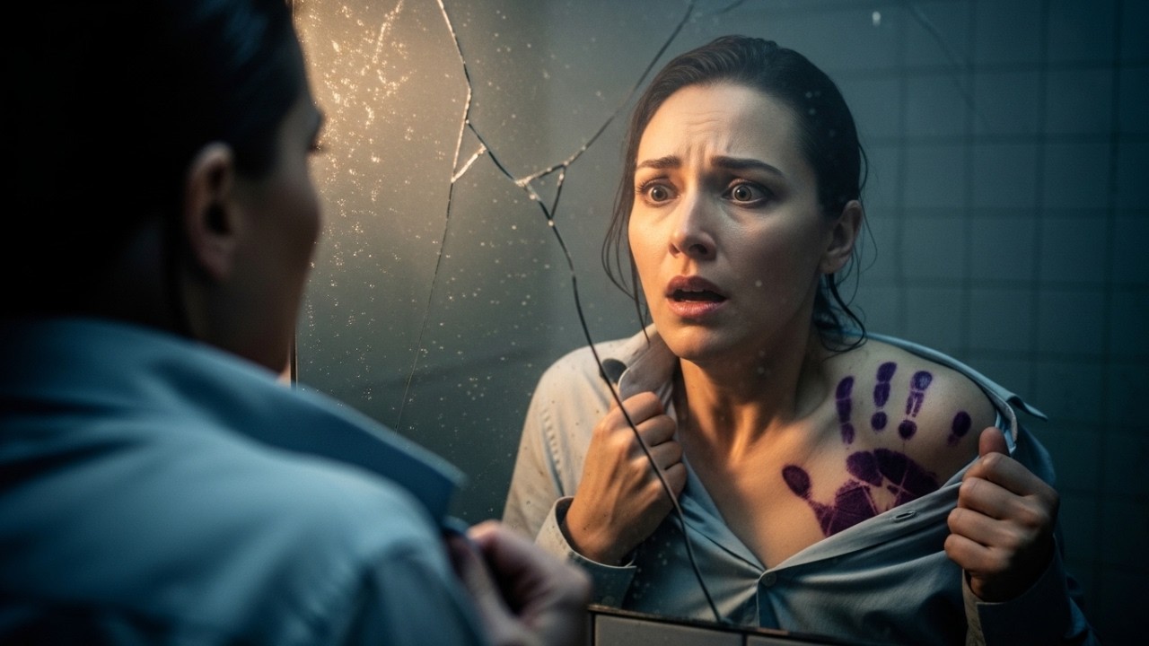 I found a handprint on my shoulder after the meeting. I wasn't alone in that...