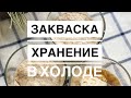 Закваска. Хранение в холоде