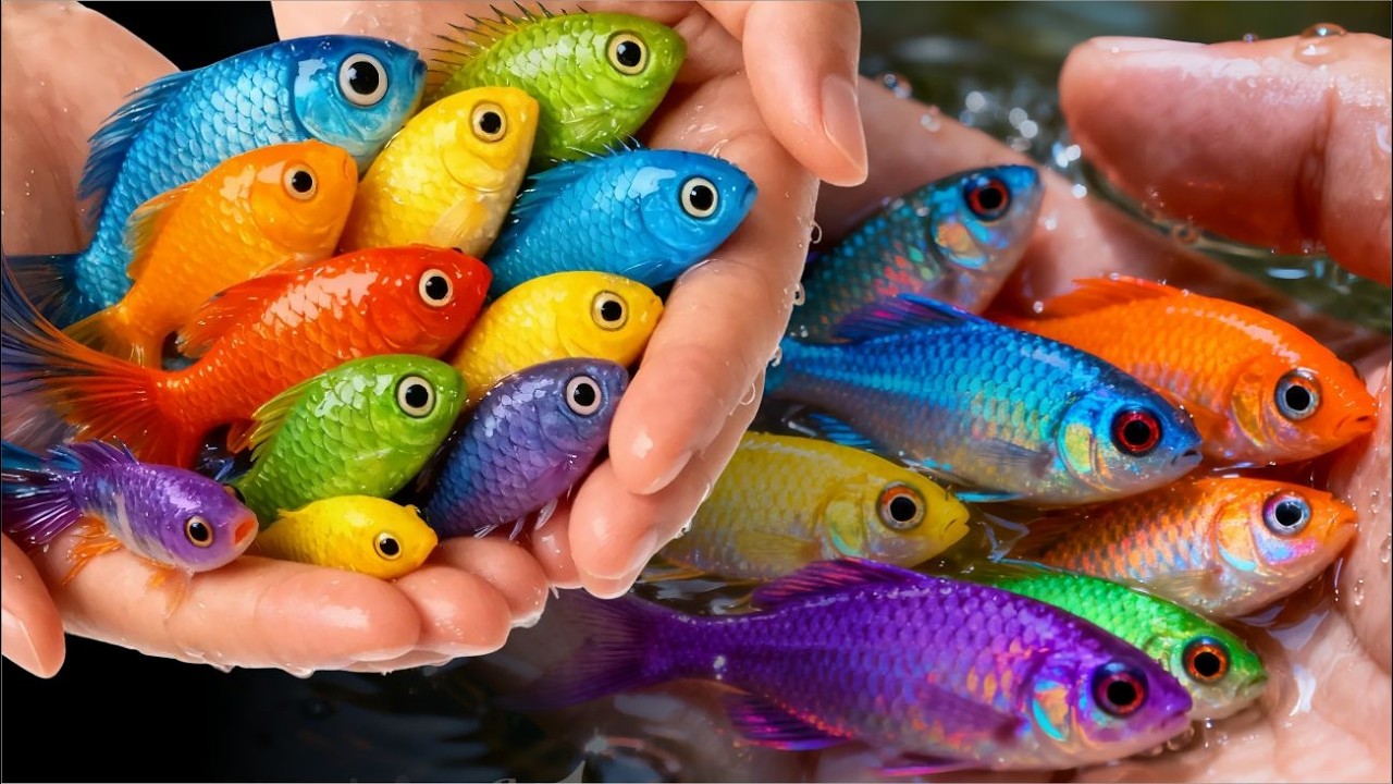 Unboxing Ikan Hias Warna Warni, Ikan Koi, Ikan Molly, Bettafish 🐟Unboxing colorful ornamental fish