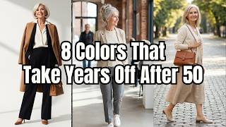 8 Color Combinations That Make Women Over 50 Look 10 Years Younger | Timeless Style Tips