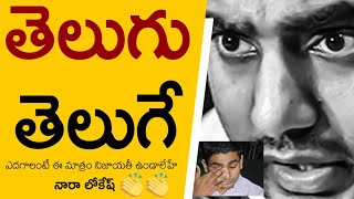 True Leader Is One who Is Humble Enough To Admit Their Mistake | Nara Lokesh About Telugu | TDP screenshot 5