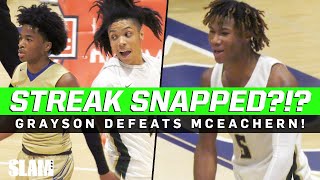 Grayson Snaps Sharife Cooper and McEachern's 39 Game Win Streak?!?