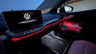 Volkswagen ID.4 Ambient Mood Lighting Demo by The Awesomer 1,121 views 8 months ago 1 minute, 31 seconds