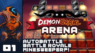 Autobattler Battle Royale Minesweeper! - Let's Play DemonCrawl Arena - PC Gameplay Part 1
