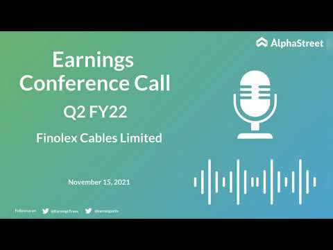 Finolex Cables Limited Q2 FY22 Earnings Call