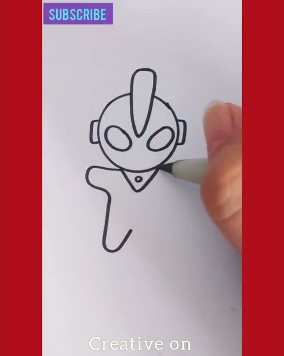 How To Draw Ultraman | CREATIVE ON